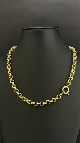 Corrente Elo Português em Ouro 18k 750