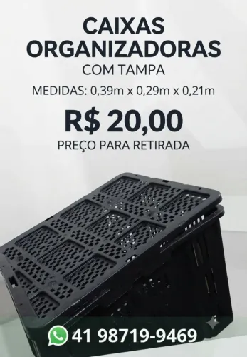 Caixa Organizadora com tampa