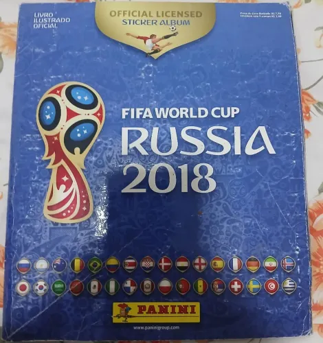 Álbum da copa do mundo Fifa 2018 - 100% completo
