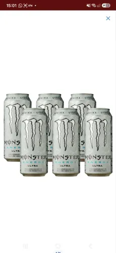 Energético Monster Ultra 473ml - 6 unidades