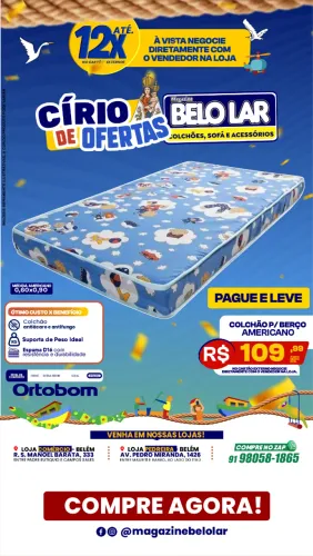 Colchão p/Berço Americano