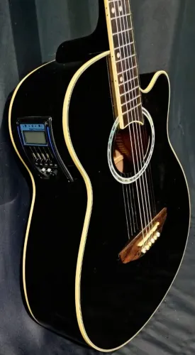 Violão C/ afinador Tagima eletroacústico cordas de aço Giannini novas