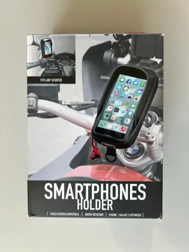 Suporte para celular à prova dágua + Trava de disco