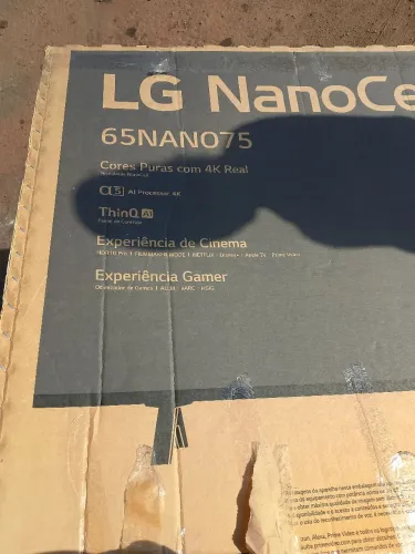Tv nanocel lg75 polegadas trincado