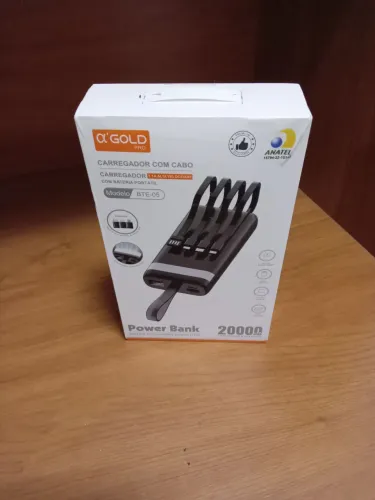 Carregador portátil golde pro 20000mah novo