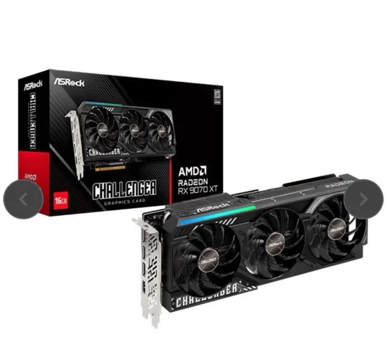 Placa de vídeo RX 9070 XT Asrock