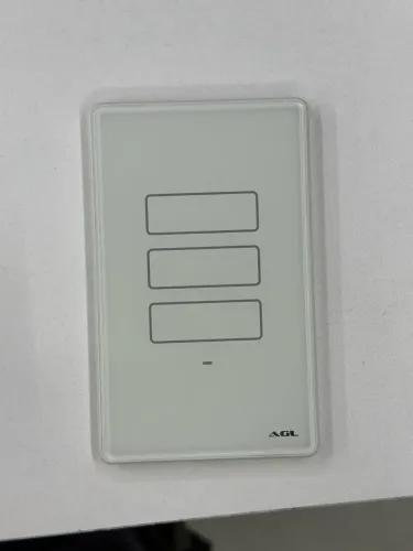 Interruptor Inteligente Touch AGL Wi-Fi 3 Teclas Branco (Automação Alexa / Google)