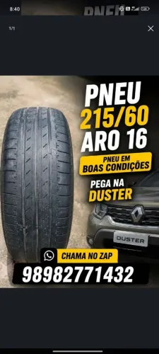 Pneu 215/60 aro 16