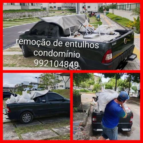 Retirada de entulhos móveis velhos 