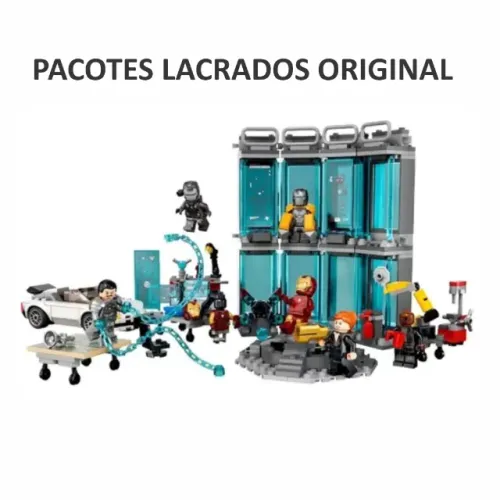 Lego Original - Arsenal do Homem de Ferro - Pacotes Lacrados Nunca Abertos - sem caixa