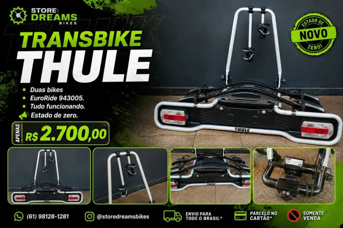 ?Transbike Thule. Três bikes EuroRide