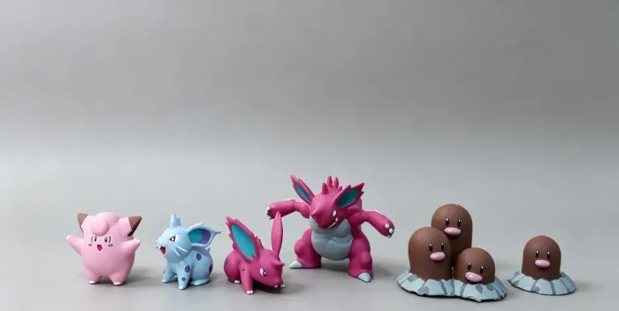 Mini pokemon figure de ate 3cm de altura