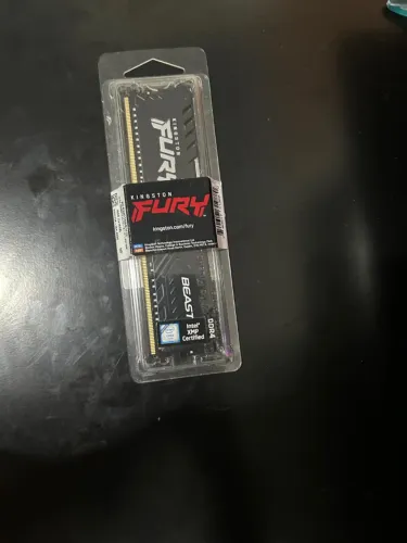 Memória RAM Kingston Fury Beast, 16GB, 3200MHz, DDR4, CL16, Preto - KF432C16BB1/16