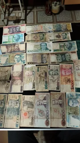 Cédulas antigas para coleção 