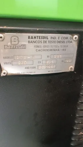 Bancada de teste de bomba injetora 