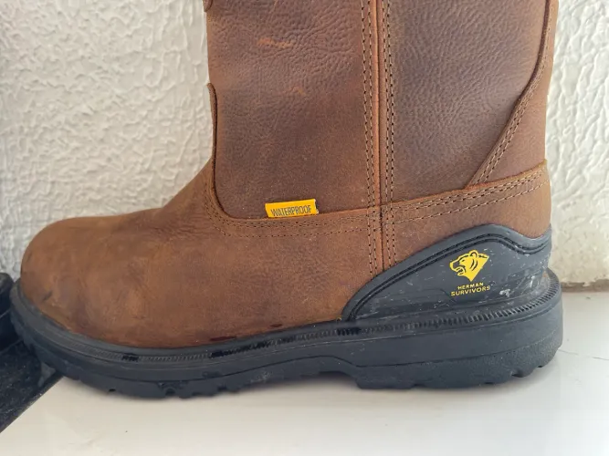 Bota Coturno Couro - Herman Survivors Bison Men?s Steel Toe