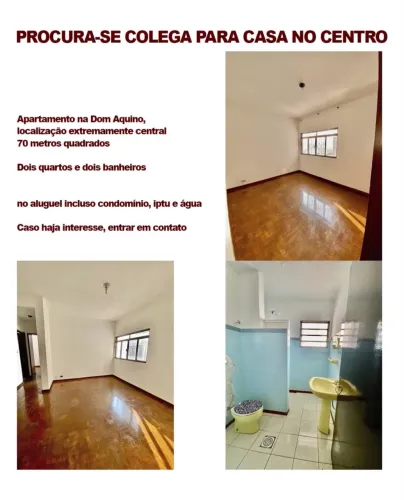 APARTAMENTO NO CENTRO - PROCURA-SE COLEGA PARA DIVIDIR