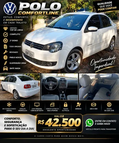 Volkswagen Polo Sed. Comfort. 1.6 MI Tot. Flex 8V 2014