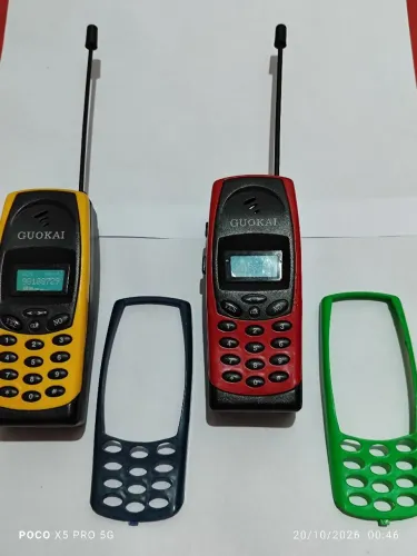 Par de Walkie-Talkies Infantis Vintage