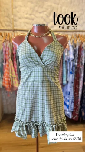 Vestidos de São João modelo Plus Size