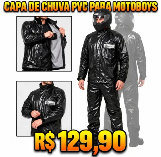 capa de chuva PVC