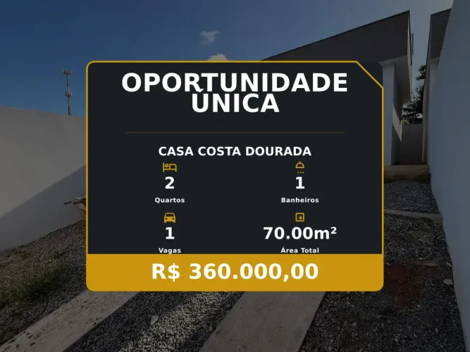 Casa Individual em Costa Dourada - Venha conhecer seu novo lar!