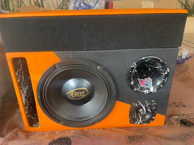 Caixas trio 12 Eros 800 rms
