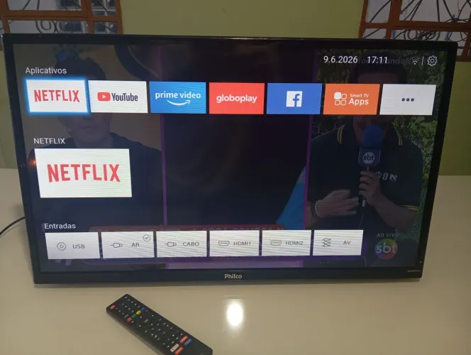 TV PHILCO 32 POLEGADAS SMART WIFI ( PROMOÇÃO)