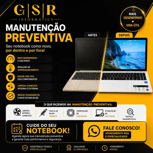 Manutenção Preventiva de Notebook 