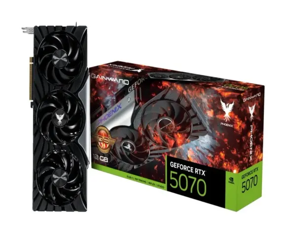 Placa de Vídeo NVidia Rtx 5070 12 GB Gainward Phoenix - Edição Gold