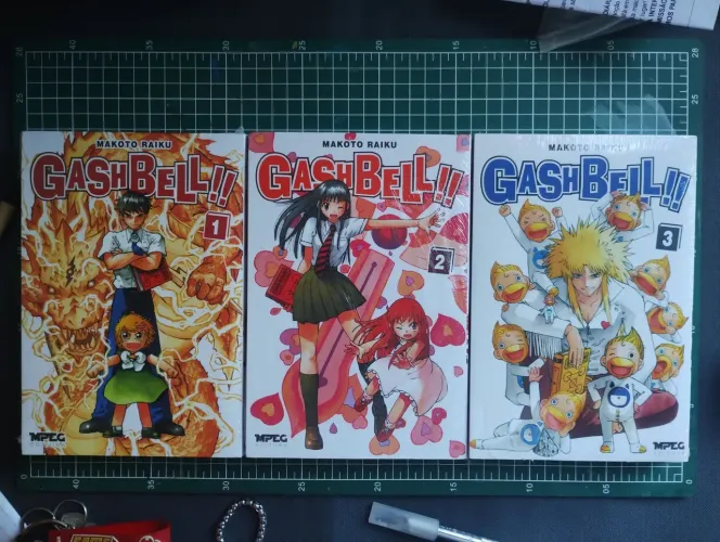 Mangá Gash Bell!! Vol. 1, 2 e 3...