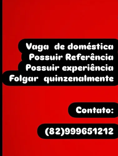 Vaga de doméstica