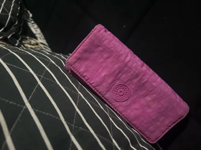 Carteira da Kipling rosa