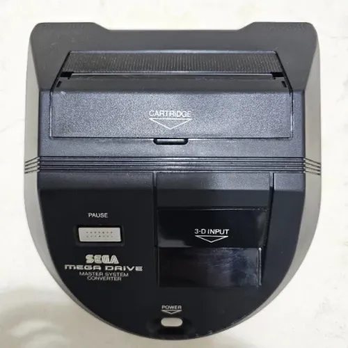 Adaptador De Jogos do Master System no Mega Drive Original Tectoy perfeito estado manual