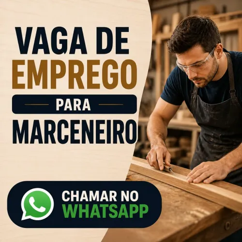 Vaga de emprego marceneiro