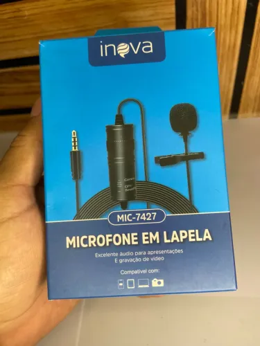 MICROFONE EM LAPELA MIC-7427 INOVA an6
