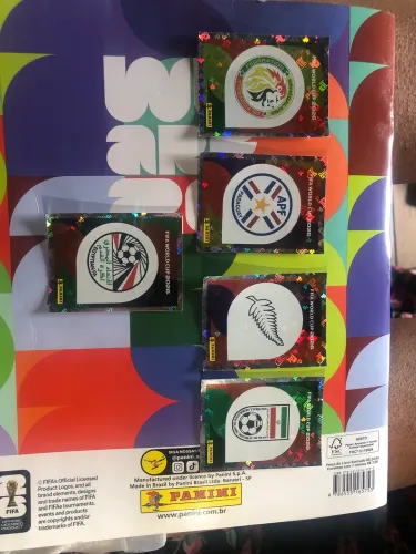 Figuras da copa brilhante