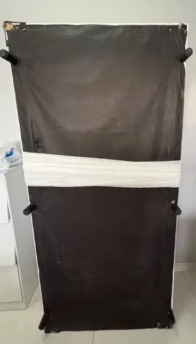 Cama Box Solteiro Completa Com Colchão Ortobom - Conservada