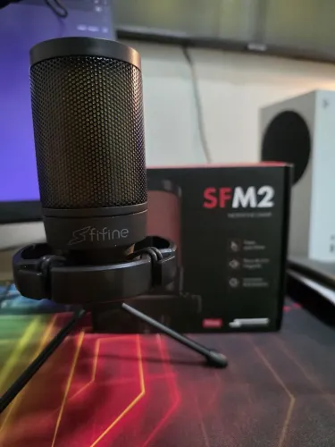 microfone gamer condensador Fifine x SuperFrame SFM2