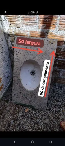 Vendo pia de mármore 