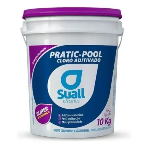 Cloro para piscina 10kg suall lacrado