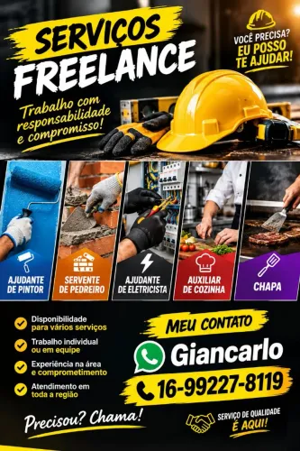 Ajudante Geral - Freelancer