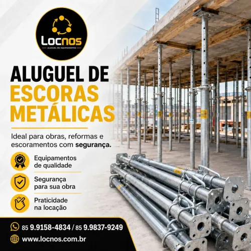 Aluguel de escoras metalicas