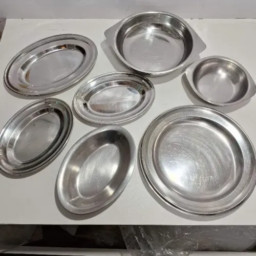 Utensílios de Serviço Tramontina 7 Peças Aço inox (Travessa Baixela Bandeja Pote Tigela)