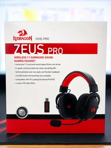 Headset Redragon Zeus pro sem fio 