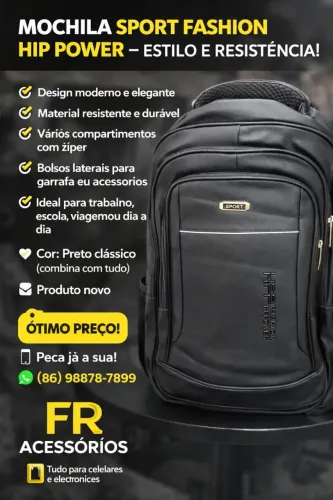 Mochila masculina