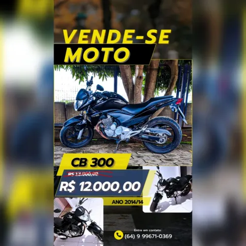 Vende-se Moto CB 300