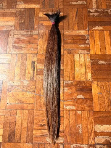 CABELO HUMANO CASTANHO MEL LISO 53cm 54g