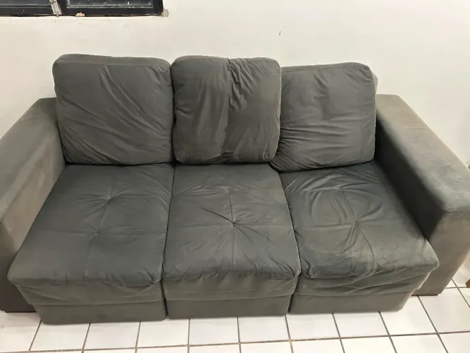Vendo sofá cama 3 lugares