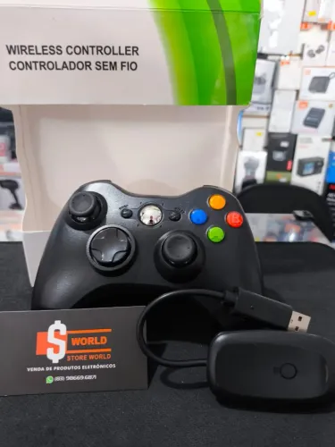 Controle sem fio para Xbox 360  - Loja Store World 